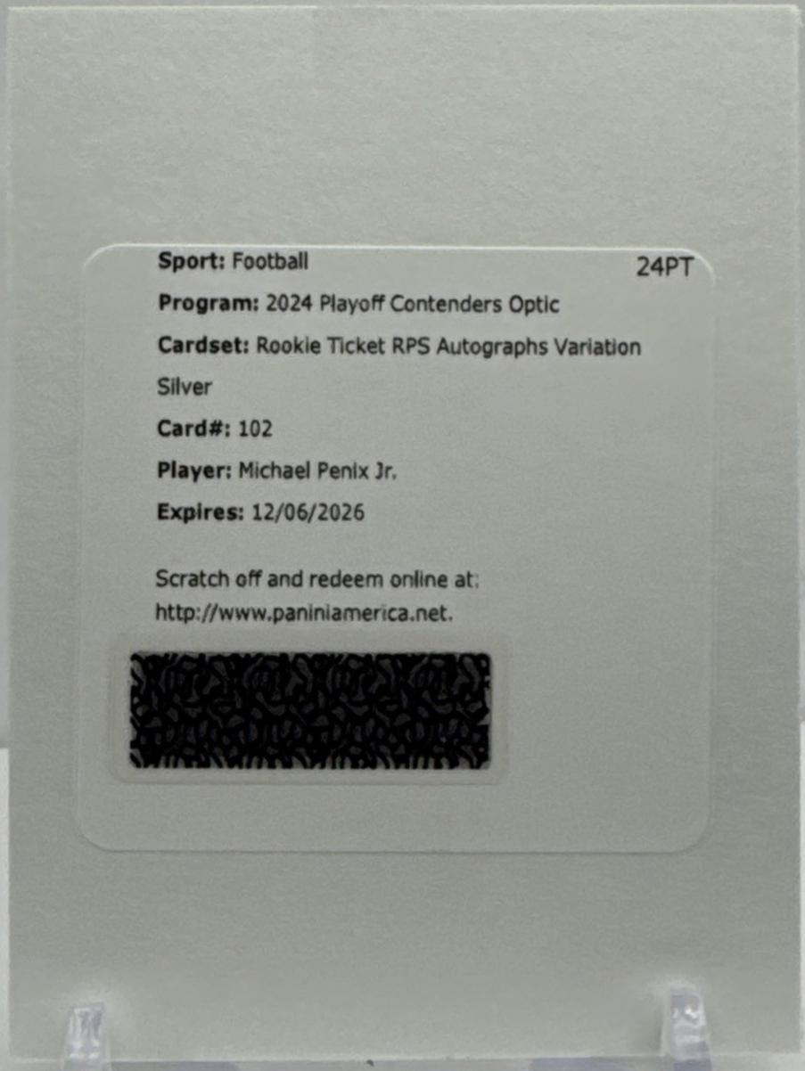 Michael Penix Jr. [Silver Autograph] #102