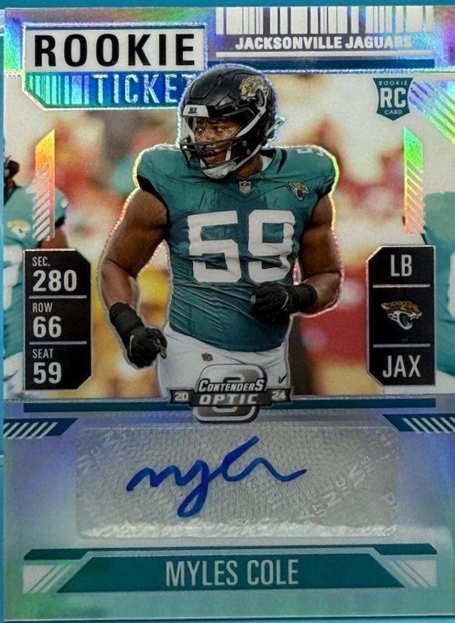 Myles Cole [Rookie Ticket Autograph Silver] #199