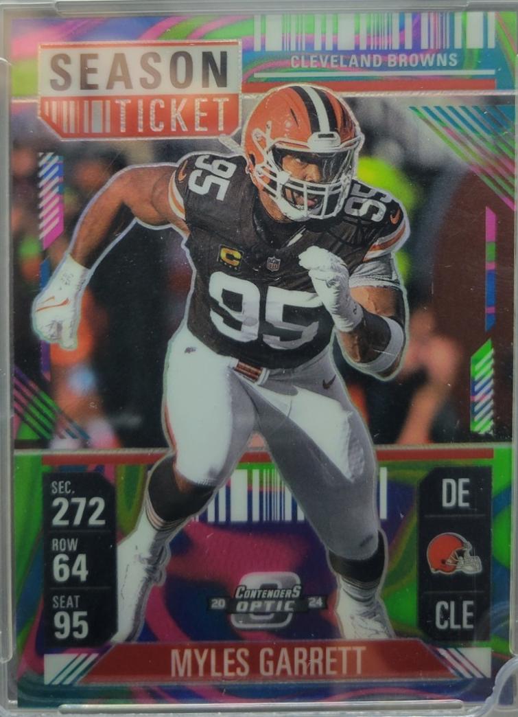 Myles Garrett [Neon Marble] #12