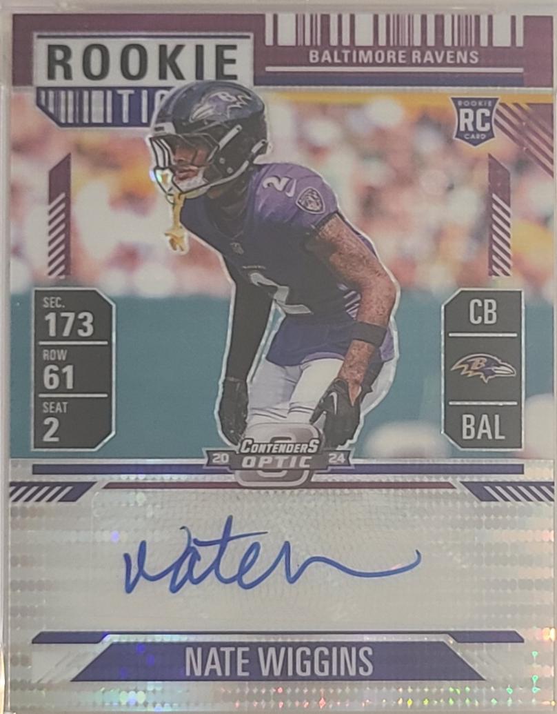 Nate Wiggins [Rookie Ticket Autograph Purple] #148