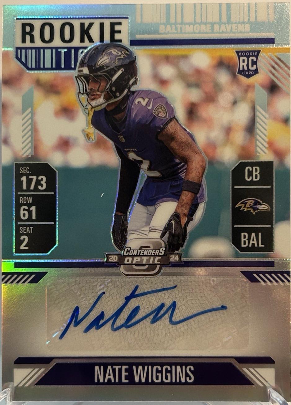Nate Wiggins [Rookie Ticket Autograph Silver] #148