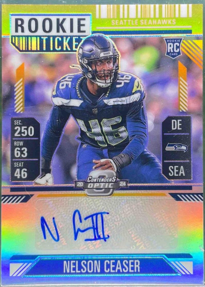 Nelson Ceaser [Gold Rookie Ticket Autograph Purple] #204
