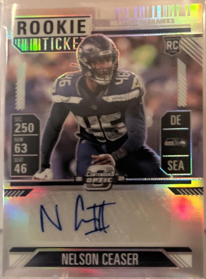 Nelson Ceaser [Rookie Ticket Autograph Silver] #204