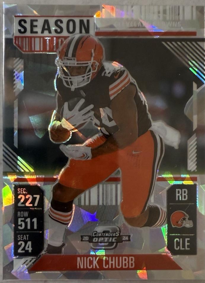 Nick Chubb [Cracked Ice] #13