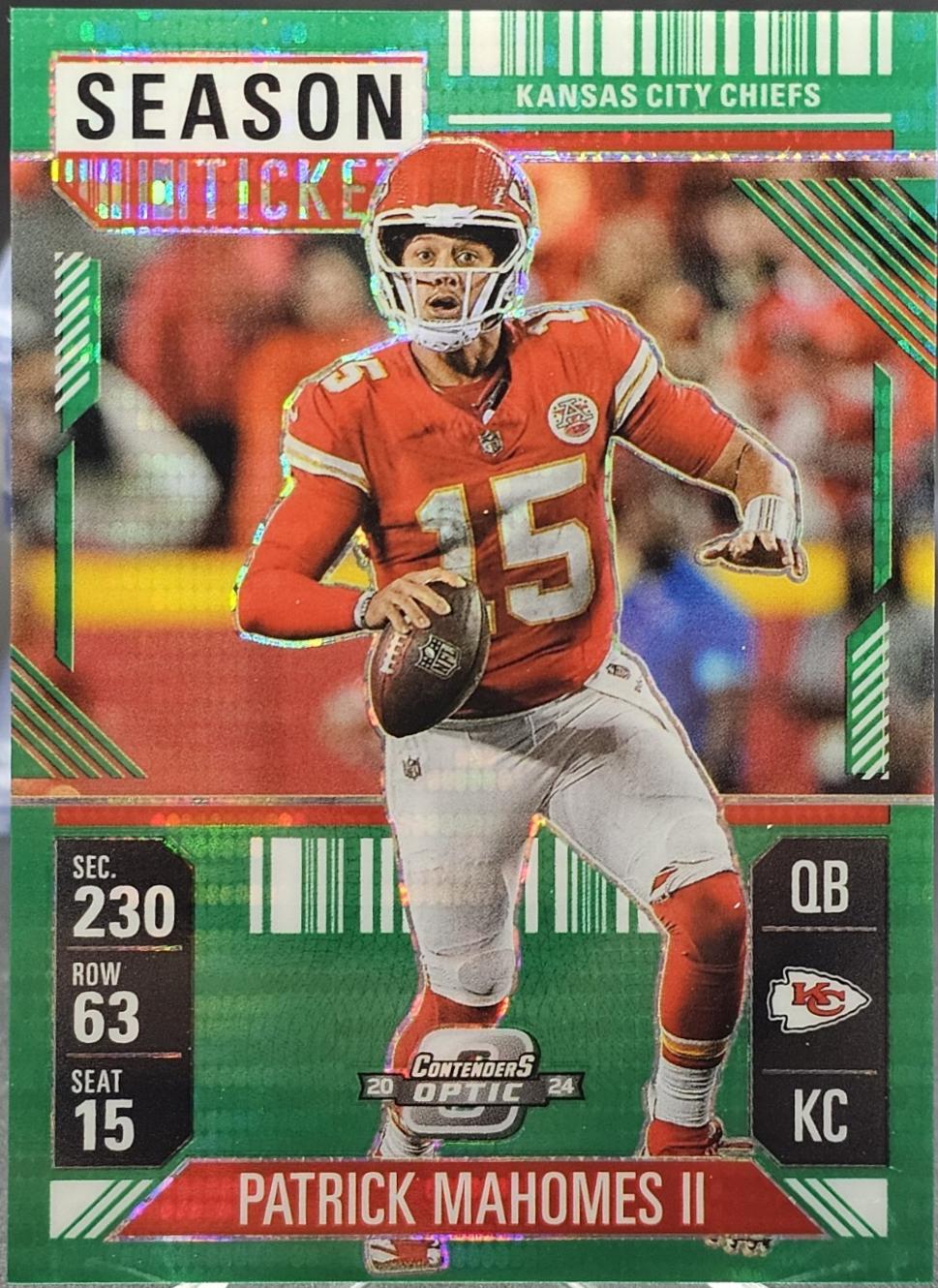 Patrick Mahomes II [Green Pulsar] #27