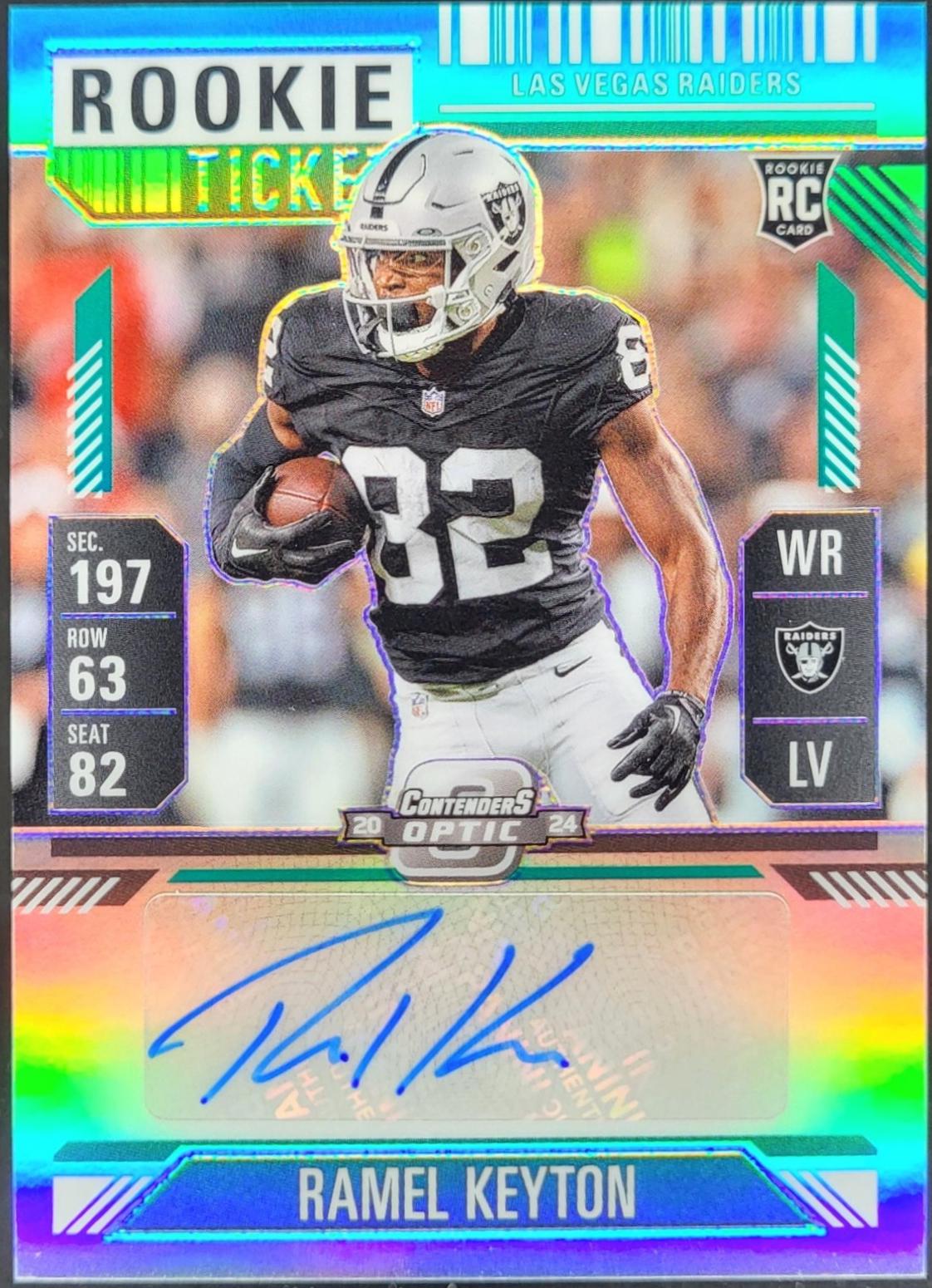 Ramel Keyton [Teal Rookie Ticket Autograph Silver] #176