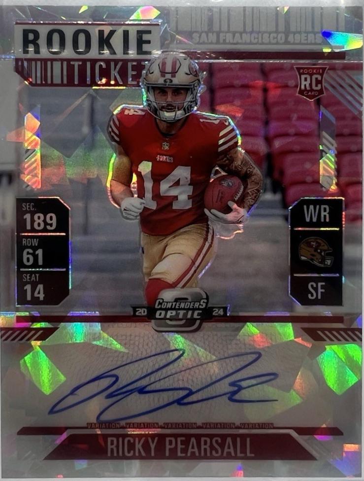 Ricky Pearsall [Cracked Ice Autograph] #109