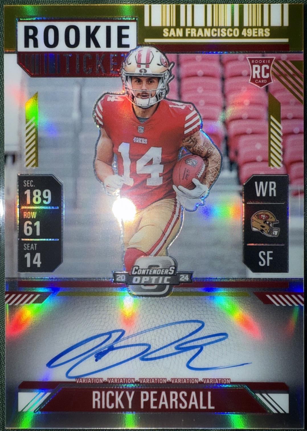 Ricky Pearsall [Gold Autograph] #109