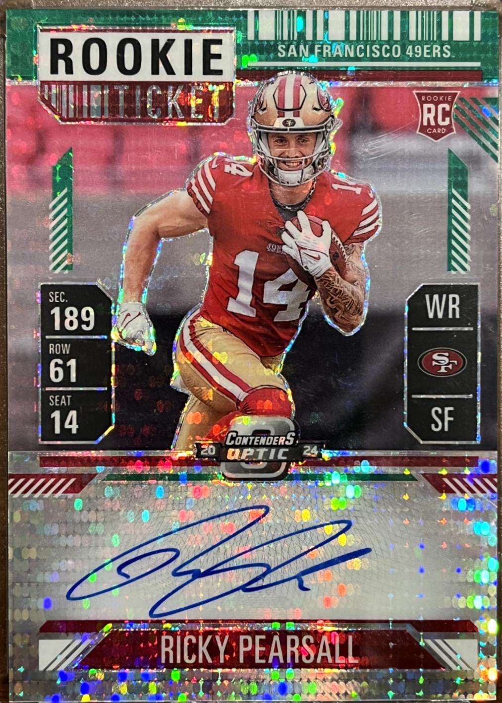 Ricky Pearsall [Green Pulsar Autograph] #109