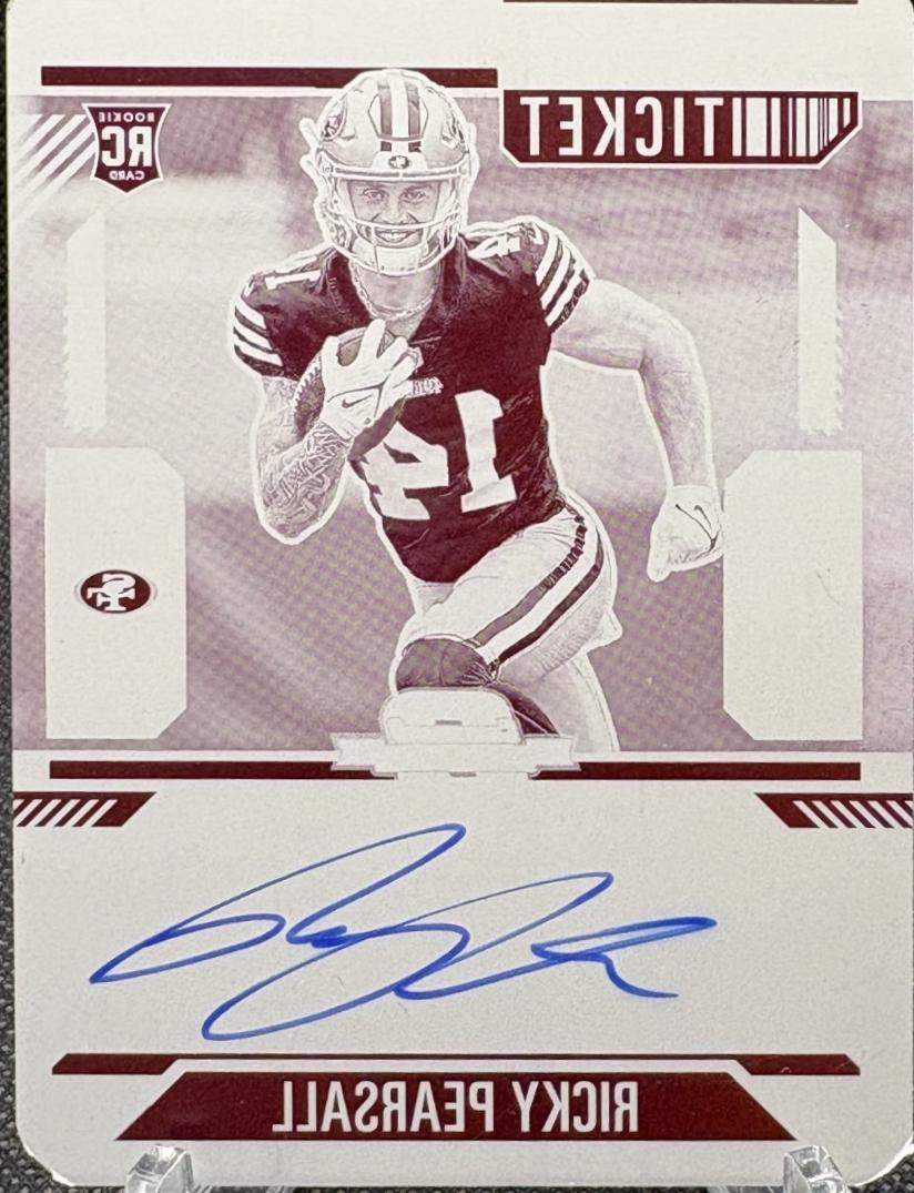 Ricky Pearsall [Printing Plate Autograph] #109