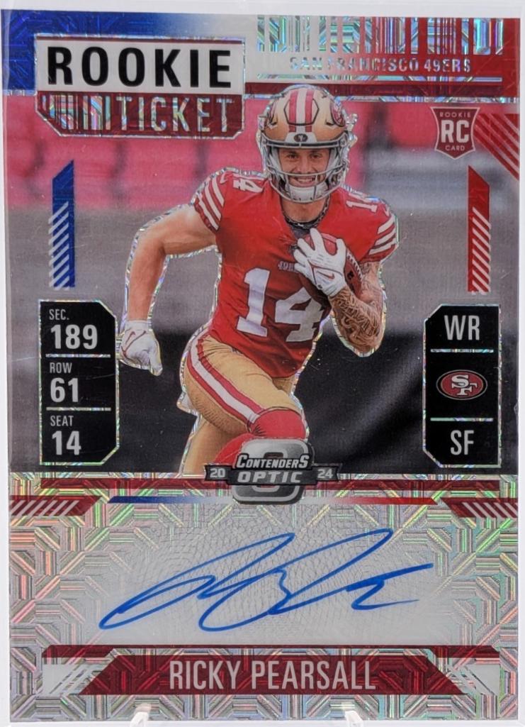Ricky Pearsall [Red White Blue Autograph] #109