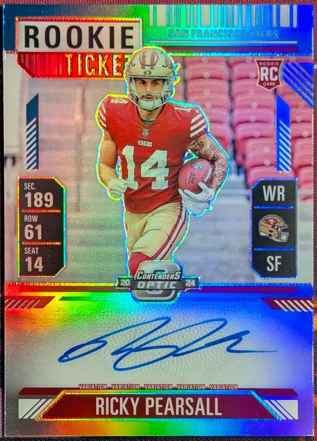 Ricky Pearsall [Teal Autograph] #109