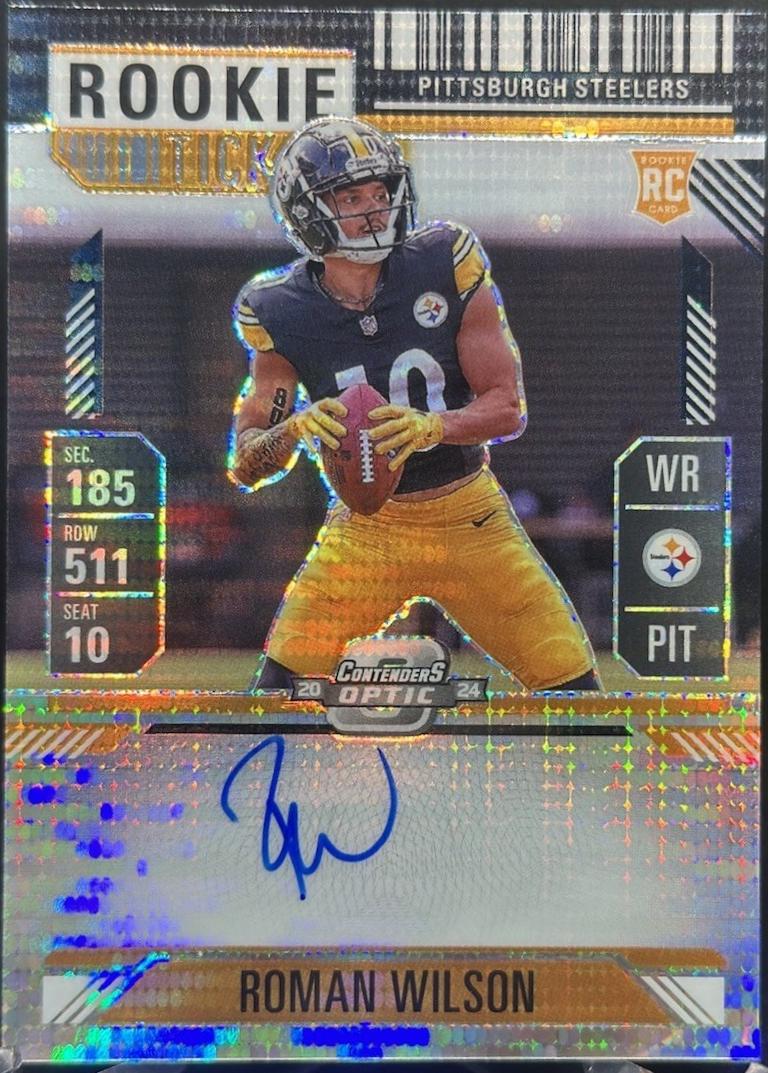 Roman Wilson [Black Pulsar Autograph] #124