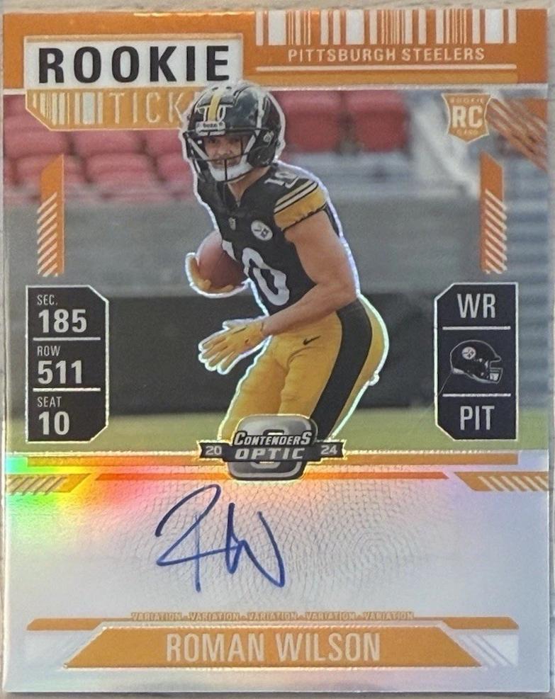 Roman Wilson [Orange Autograph] #124
