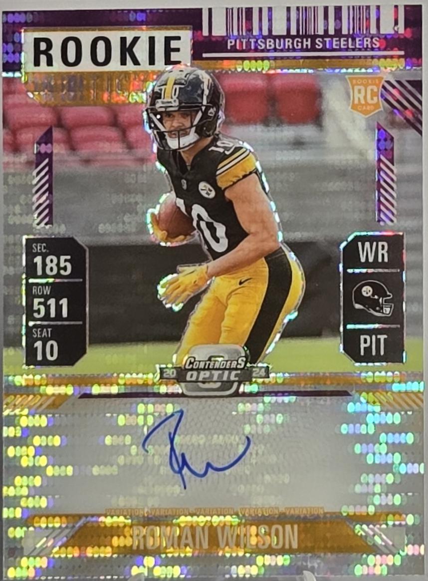 Roman Wilson [Purple Pulsar Autograph] #124