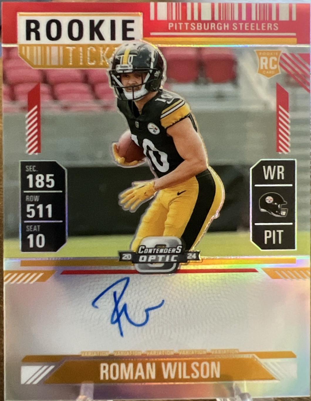 Roman Wilson [Red Autograph] #124