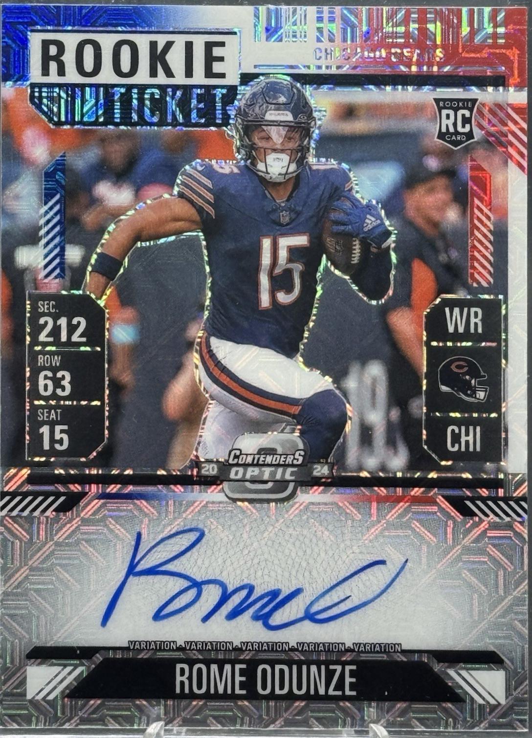 Rome Odunze [Red White Blue] #104