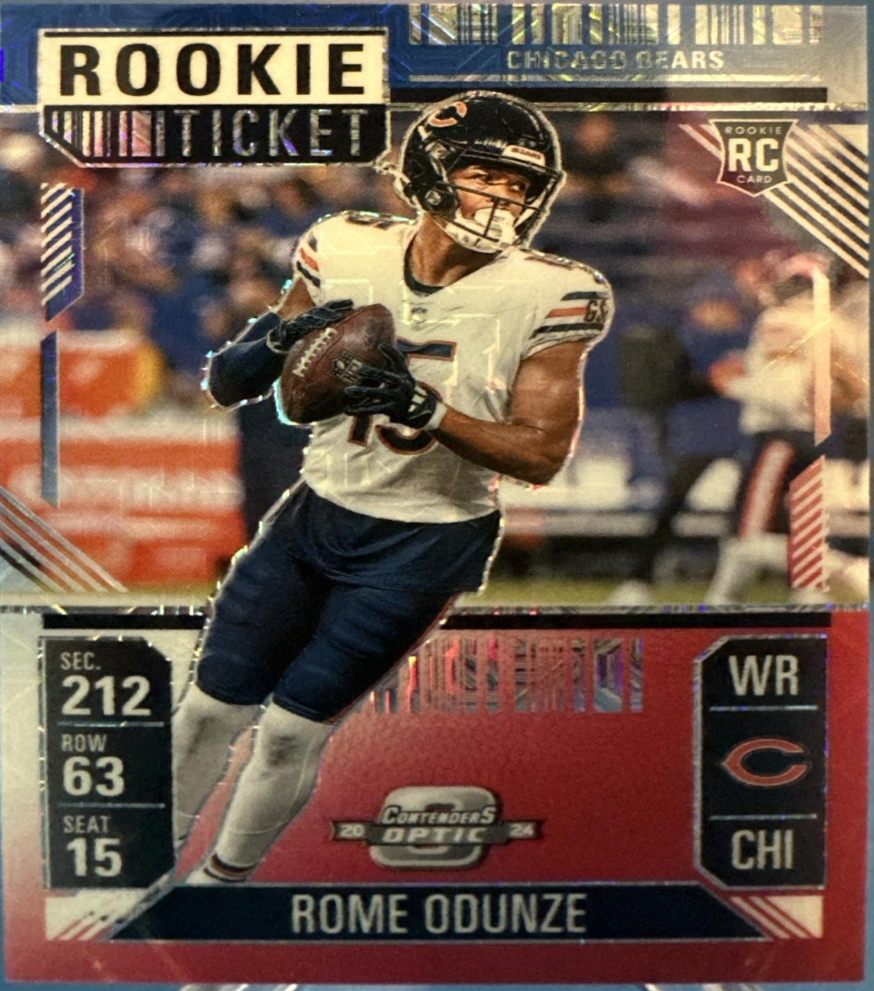 Rome Odunze [Red White Blue] #94