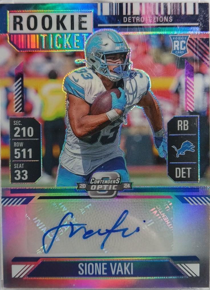 Sione Vaki [Nebula Rookie Ticket Autograph Purple] #185