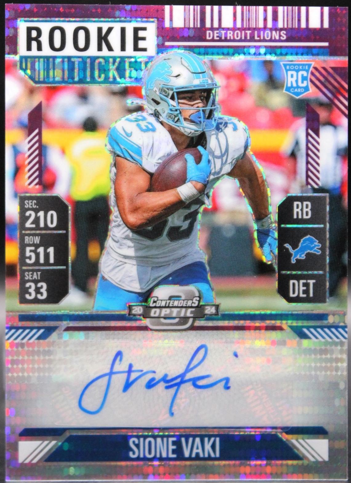Sione Vaki [Rookie Ticket Autograph Purple] #185