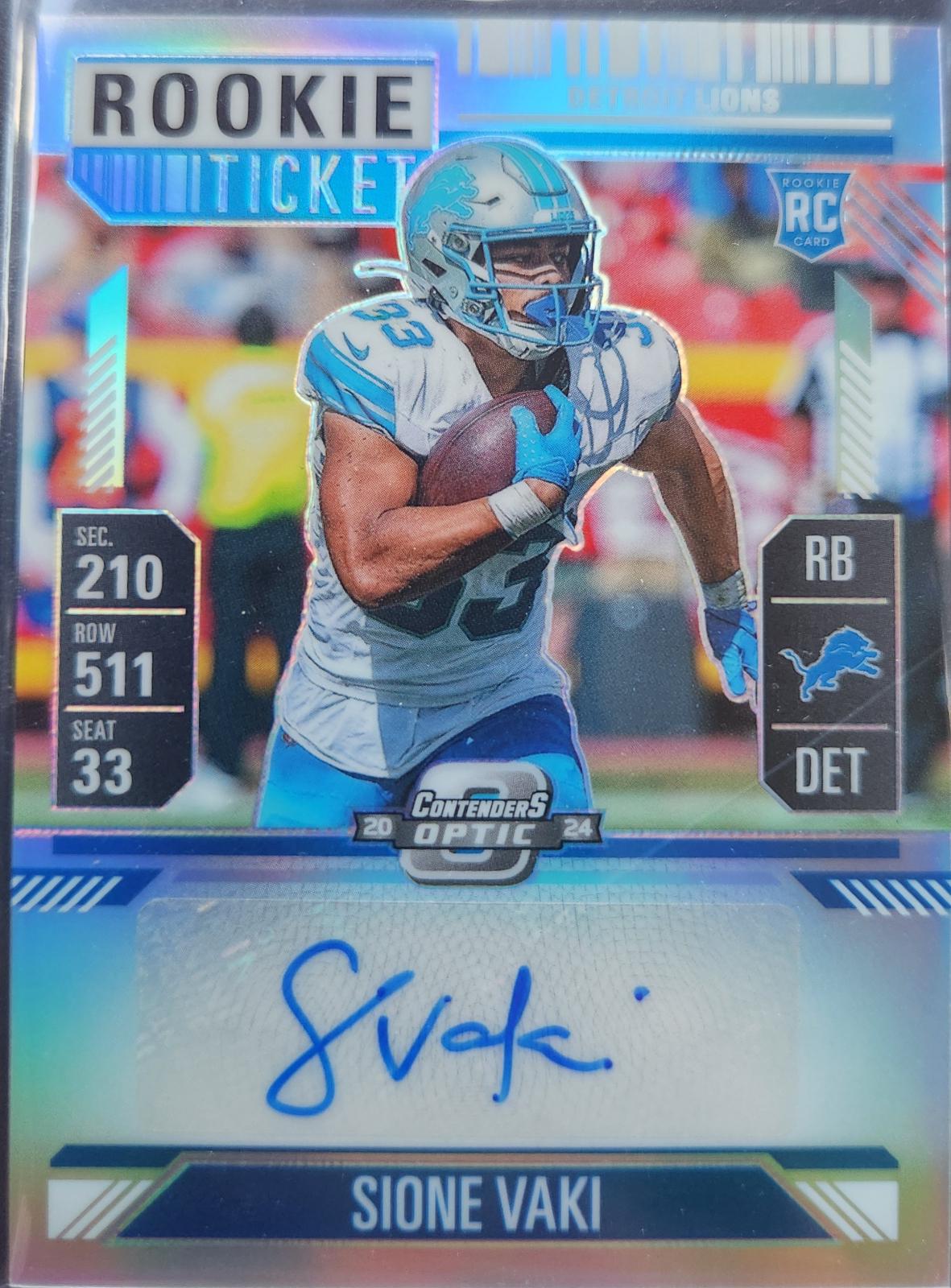 Sione Vaki [Rookie Ticket Autograph Silver] #185