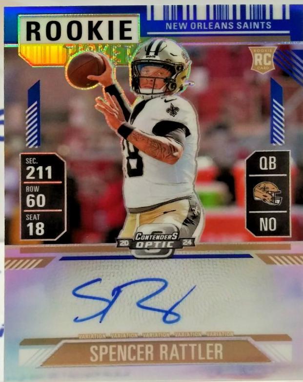 Spencer Rattler [Blue Autograph] #116