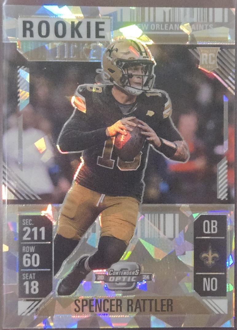 Spencer Rattler [Cracked Ice] #95
