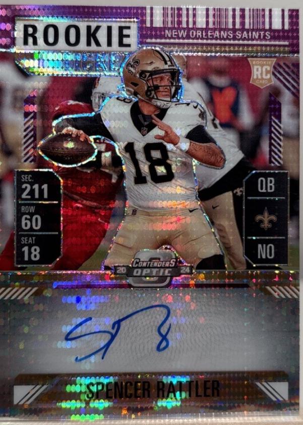 Spencer Rattler [Purple Pulsar Autograph] #116