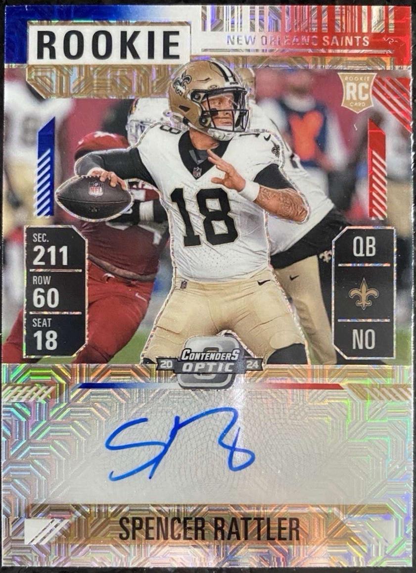 Spencer Rattler [Red White Blue Autograph] #116