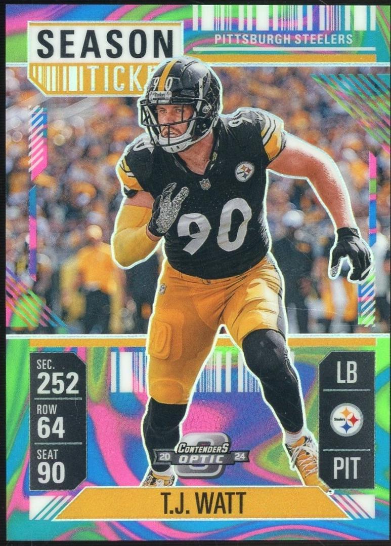 T.J. Watt [Neon Marble] #47