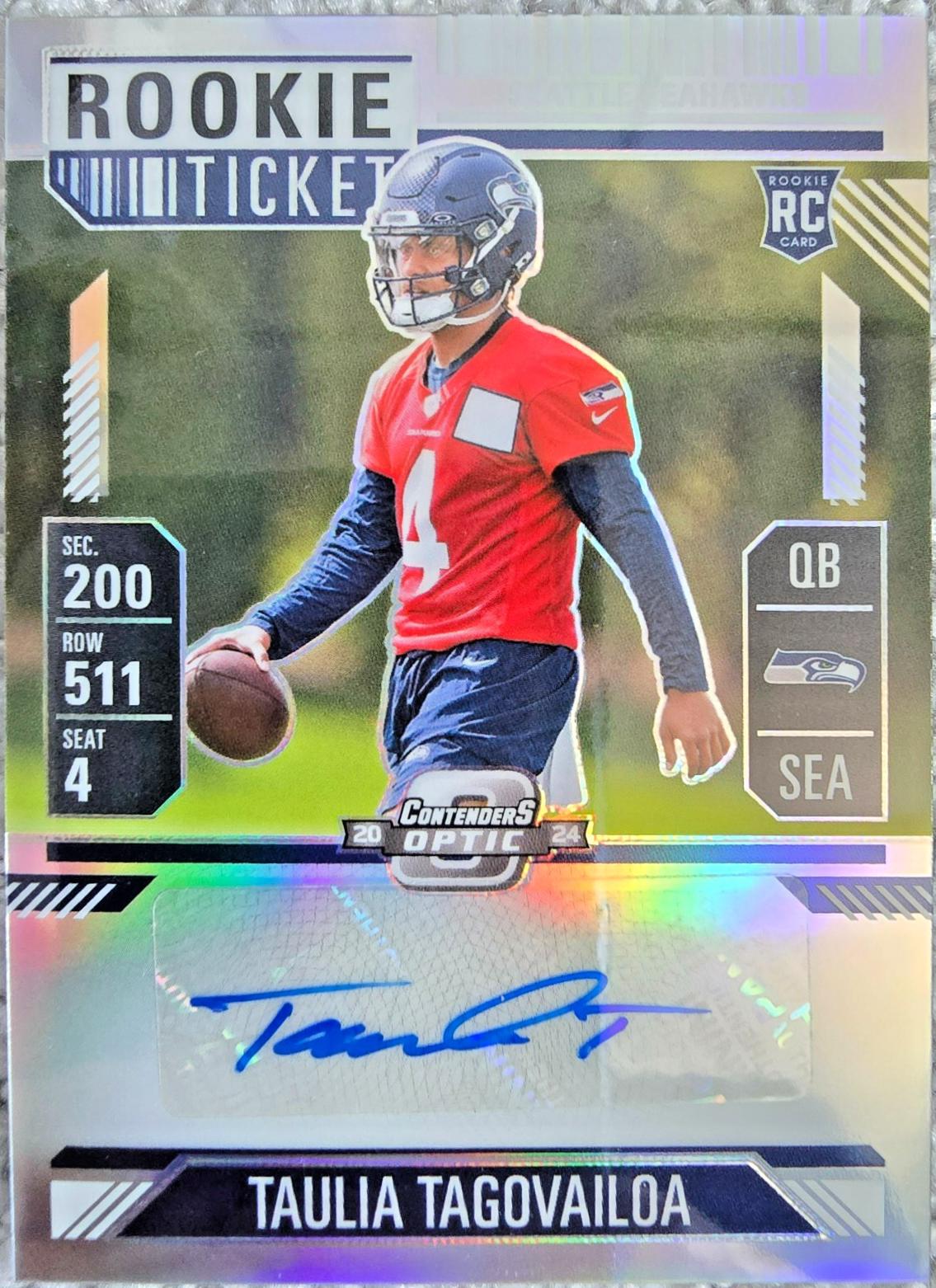 Taulia Tagovailoa [Rookie Ticket Autograph Silver] #143