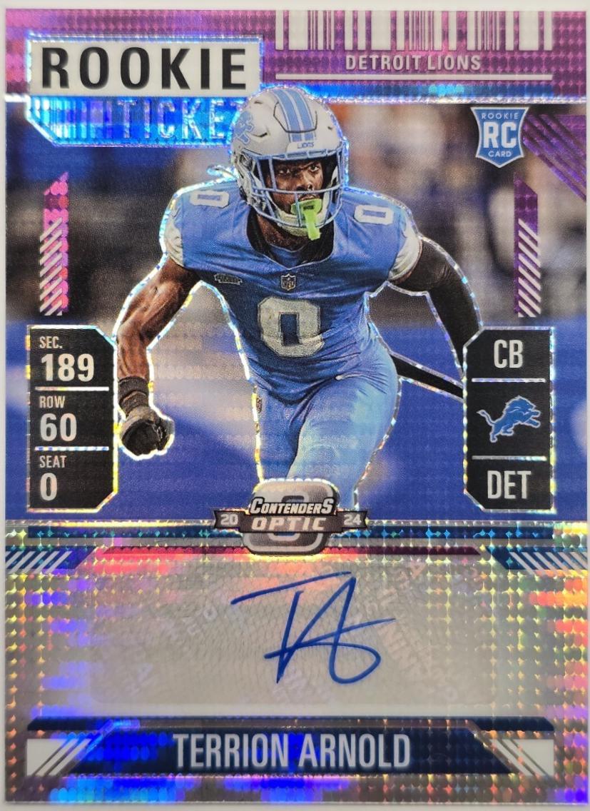 Terrion Arnold [Rookie Ticket Autograph Purple] #146