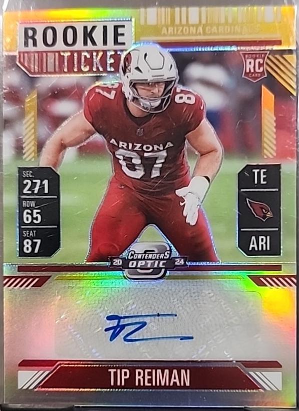Tip Reiman [Gold Rookie Ticket Autograph Purple] #161