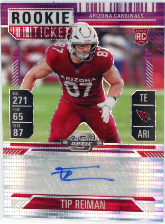 Tip Reiman [Rookie Ticket Autograph Purple] #161