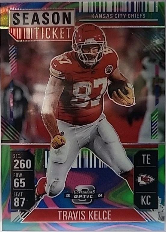 Travis Kelce [Neon Marble] #28