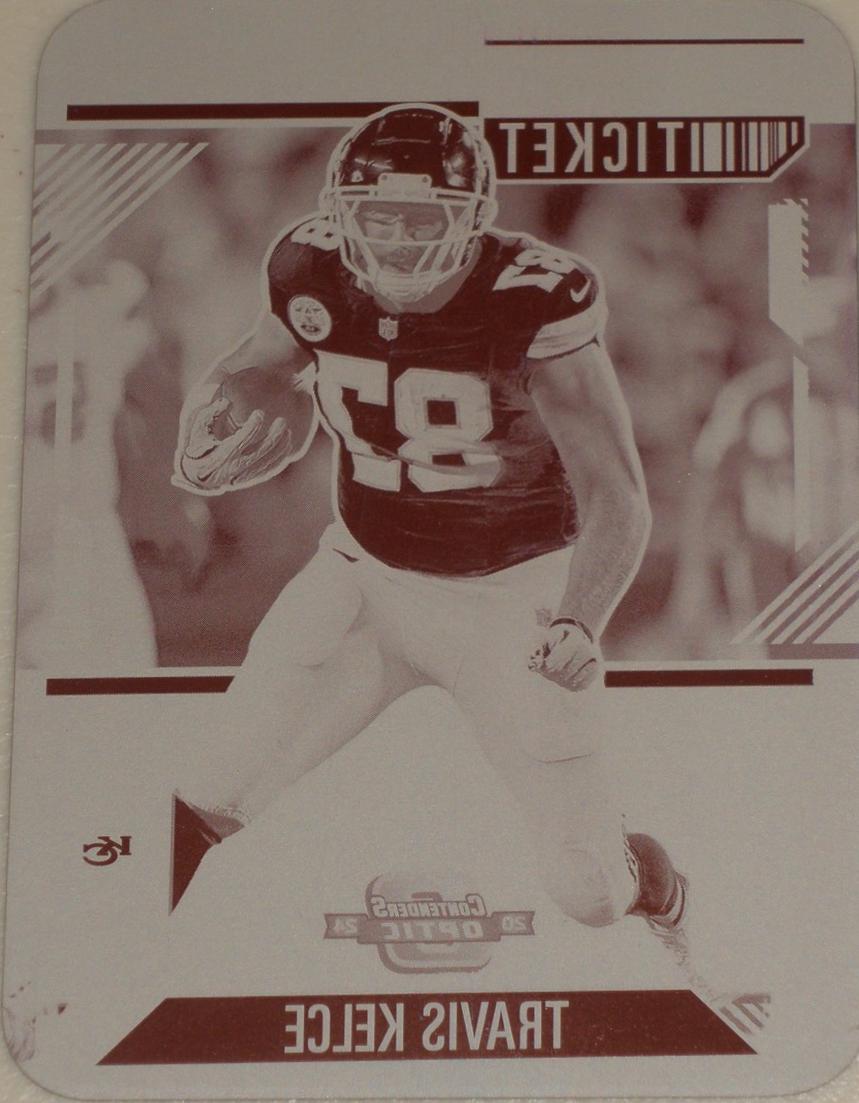 Travis Kelce [Printing Plate] #28
