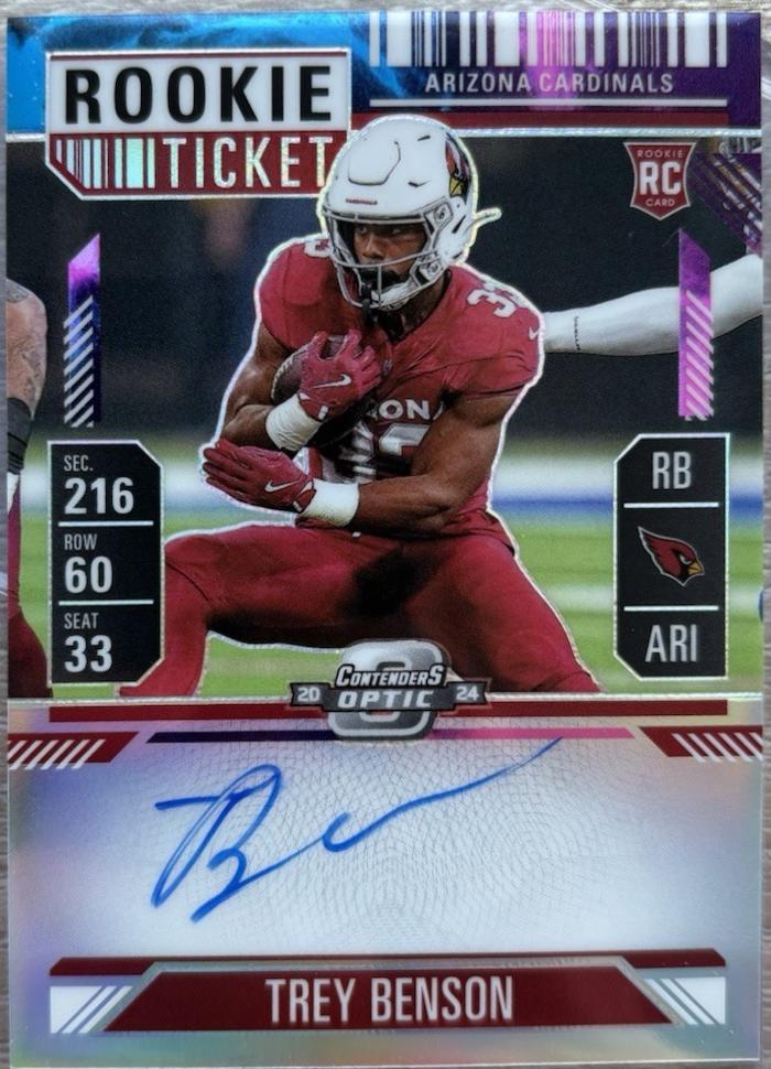 Trey Benson [Nebula Autograph] #119