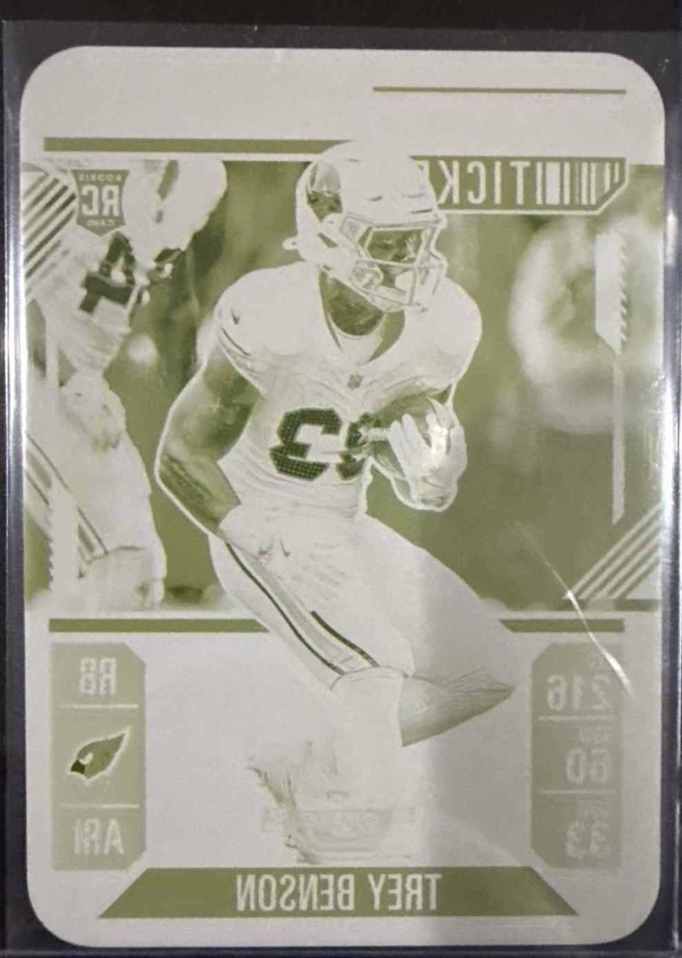 Trey Benson [Printing Plate] #96