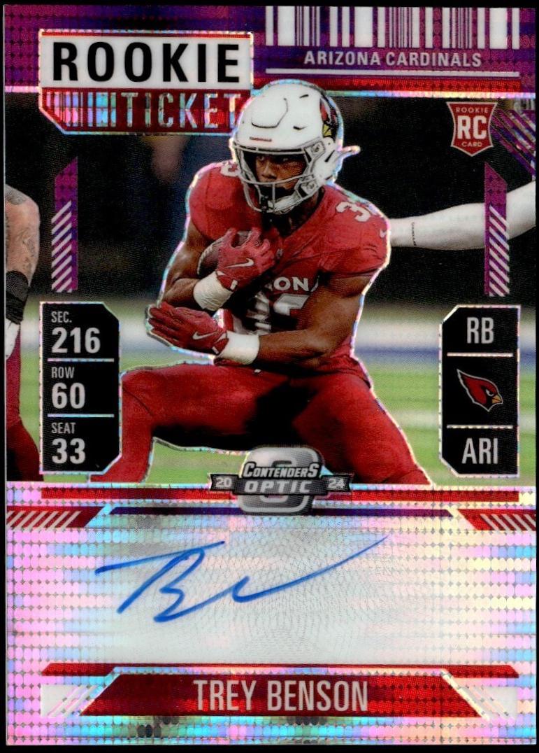 Trey Benson [Purple Pulsar Autograph] #119