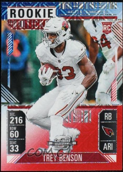 Trey Benson [Red White Blue] #96