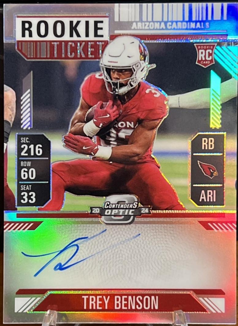 Trey Benson [Silver Autograph] #119