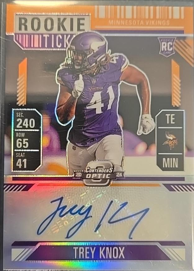 Trey Knox [Orange Rookie Ticket Autograph Silver] #174