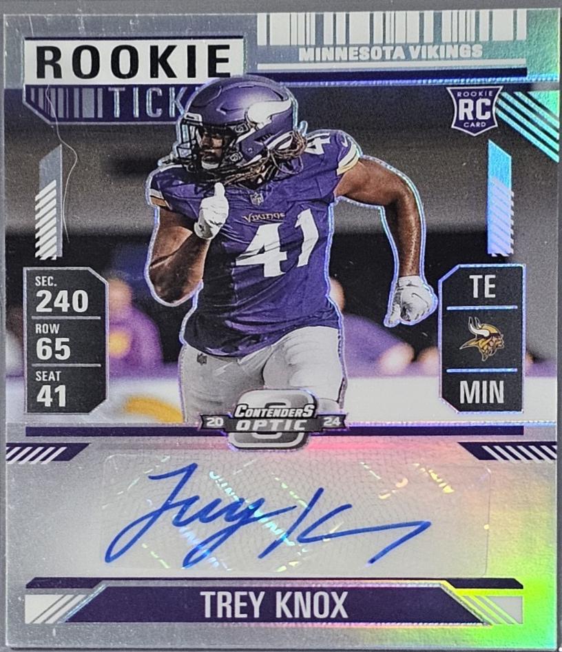 Trey Knox [Rookie Ticket Autograph Silver] #174