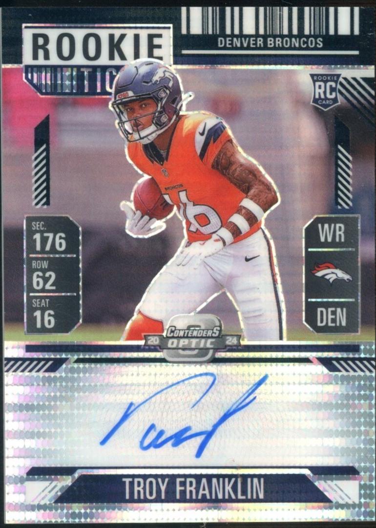 Troy Franklin [Black Pulsar Autograph] #113