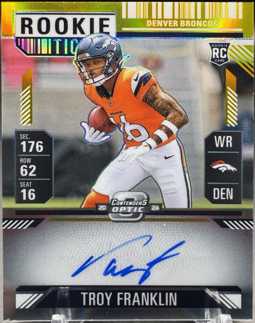 Troy Franklin [Gold Autograph] #113