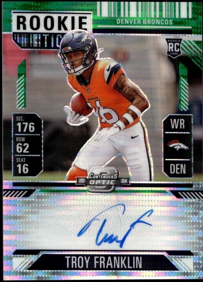 Troy Franklin [Green Pulsar Autograph] #113