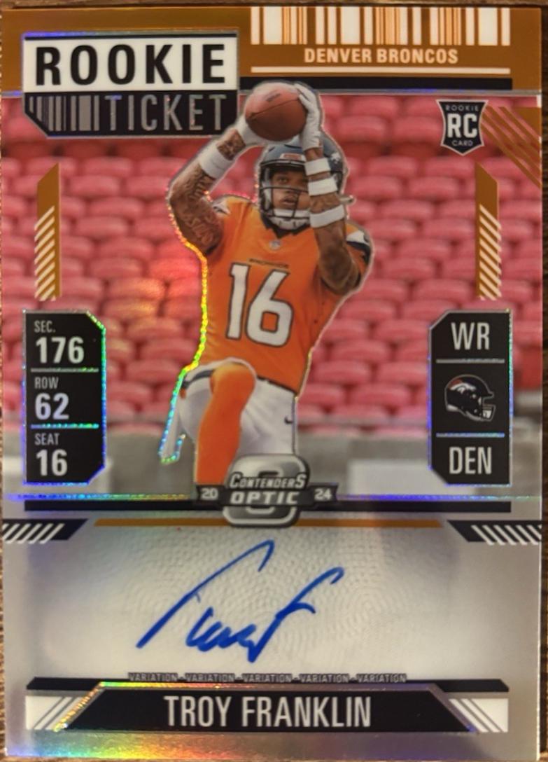 Troy Franklin [Orange Autograph] #113