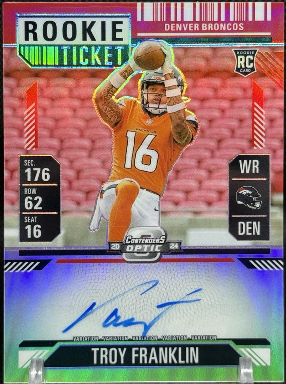 Troy Franklin [Red Autograph] #113