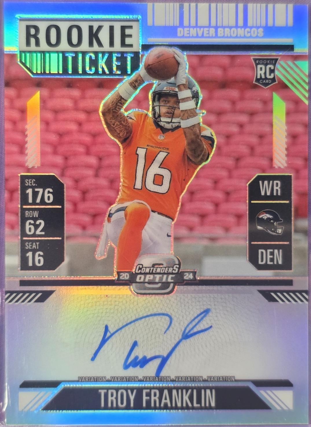 Troy Franklin [Silver Autograph] #113