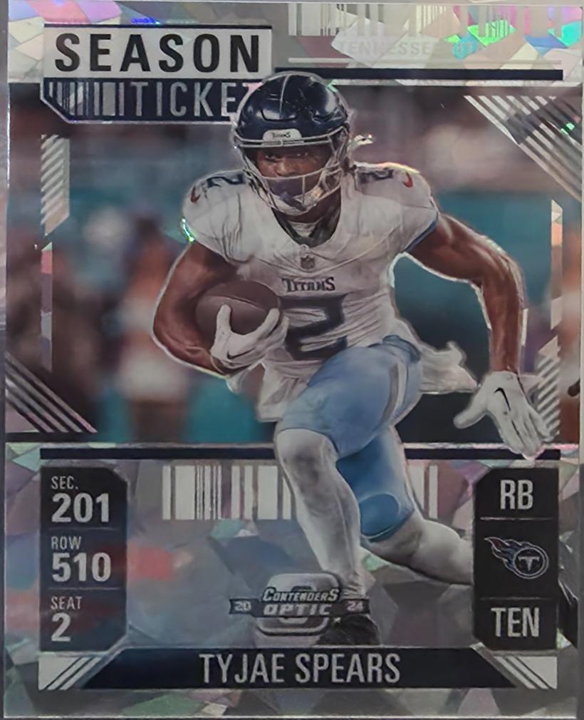Tyjae Spears [Cracked Ice] #55